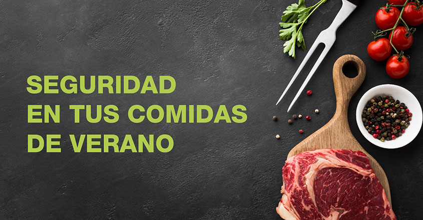 baner seguridad comidas veraniegas